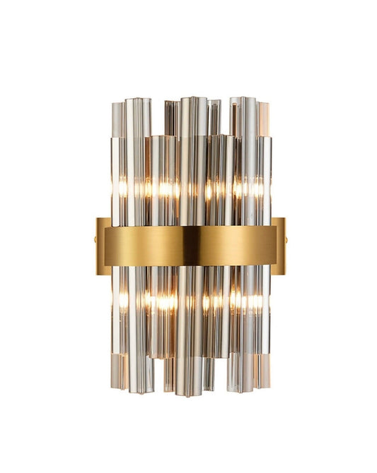 Bond Street Brass Smoke Wall Light