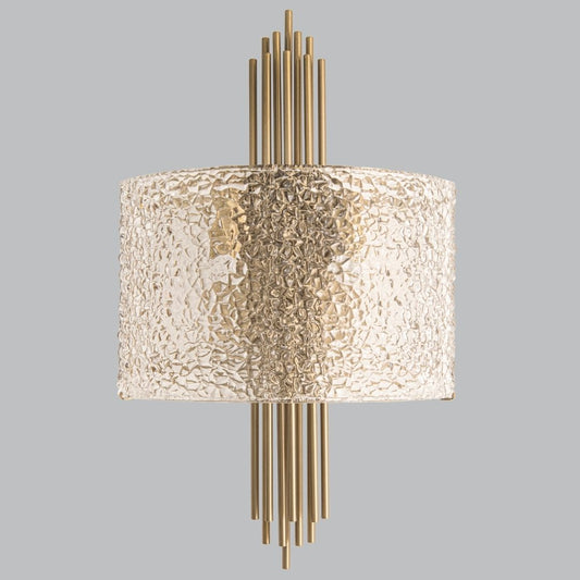 Textured Brass Wall Light