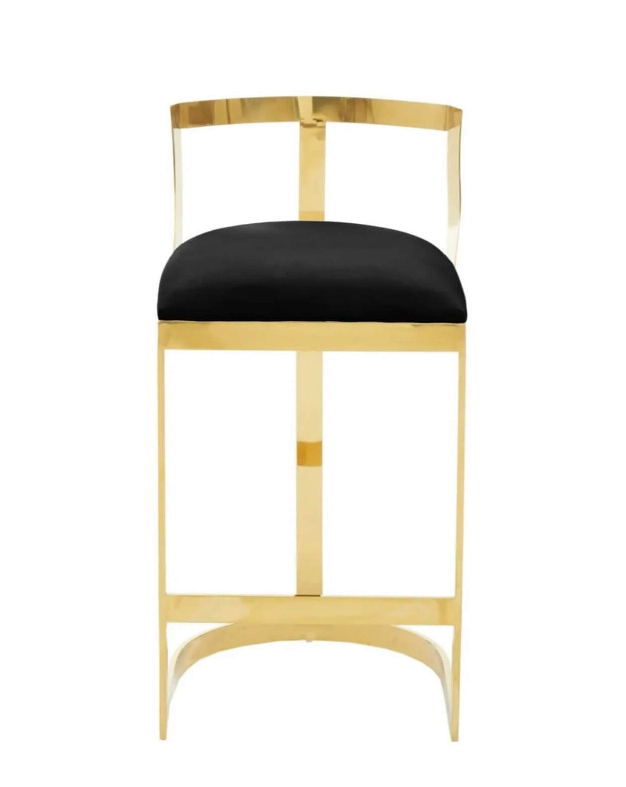 Black Gold Finish Barstool