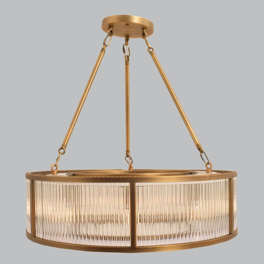 Ariel Antique Brass Finish Ceiling Light