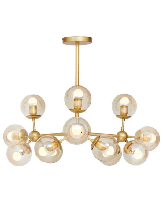 Gold Multi Bulb Ceiling Light