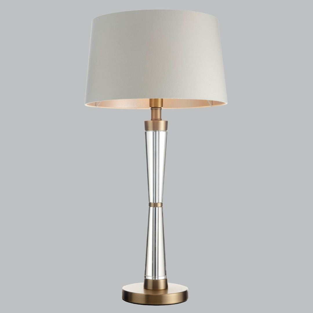 Antique Brass Finish Table Lamp