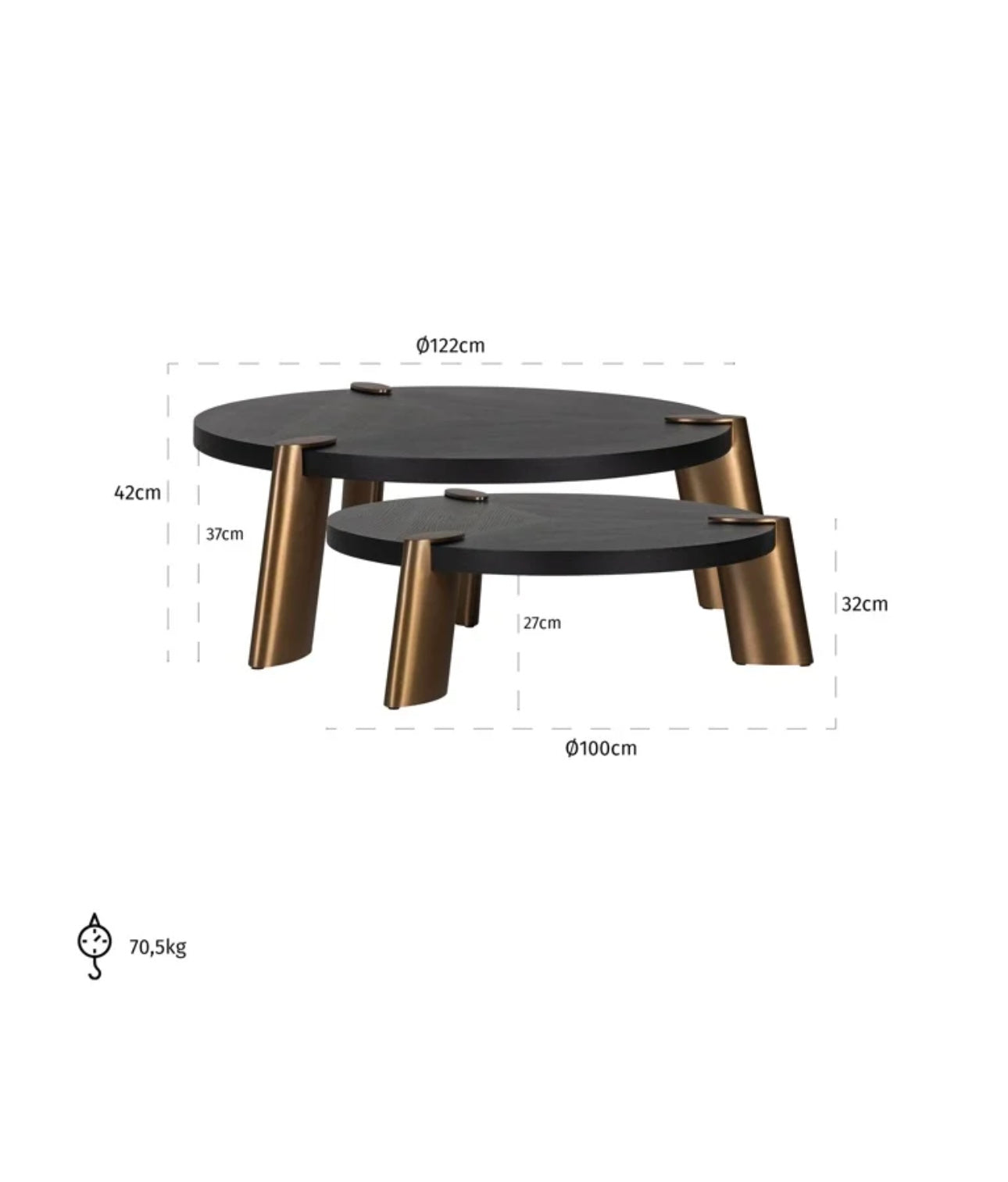 Mayfair Coffee Table Set Of 2