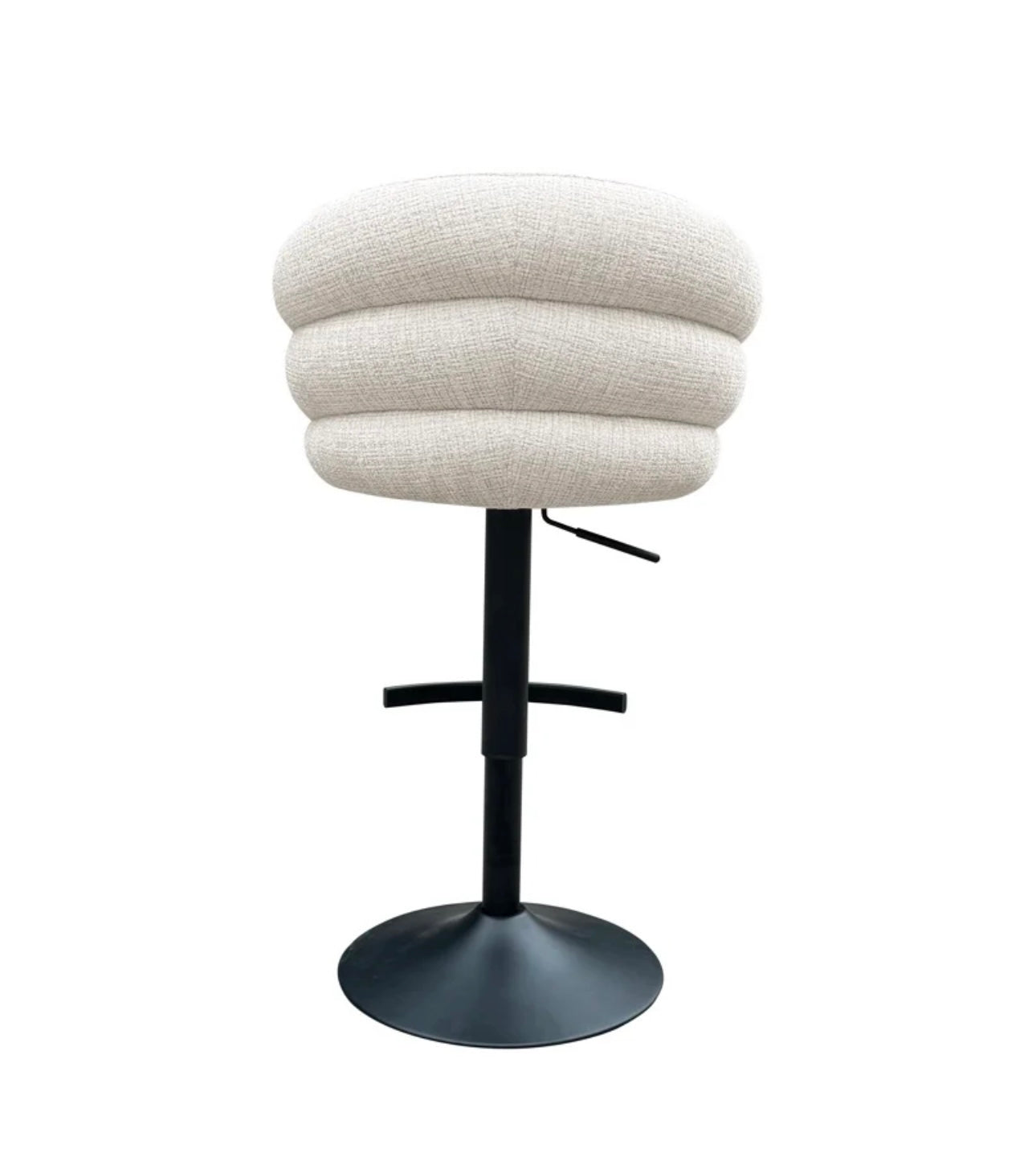 Chenille Swivel Barstool