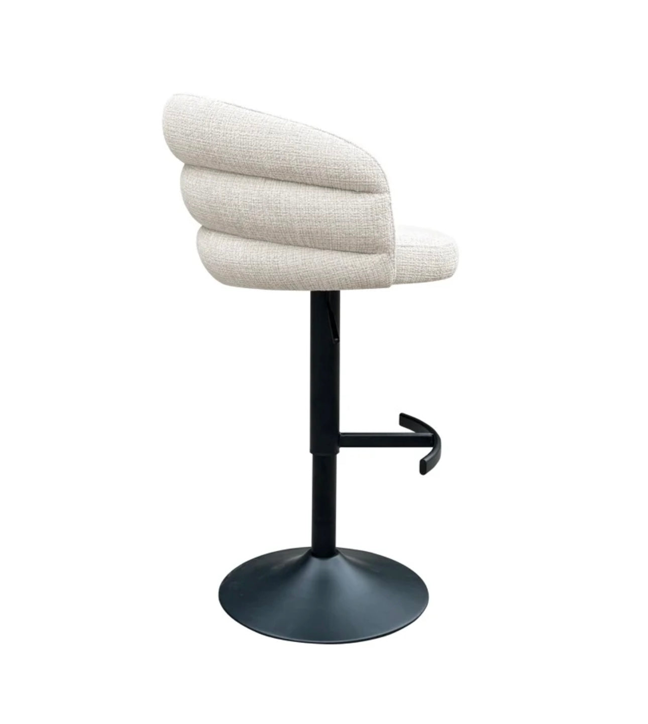 Chenille Swivel Barstool