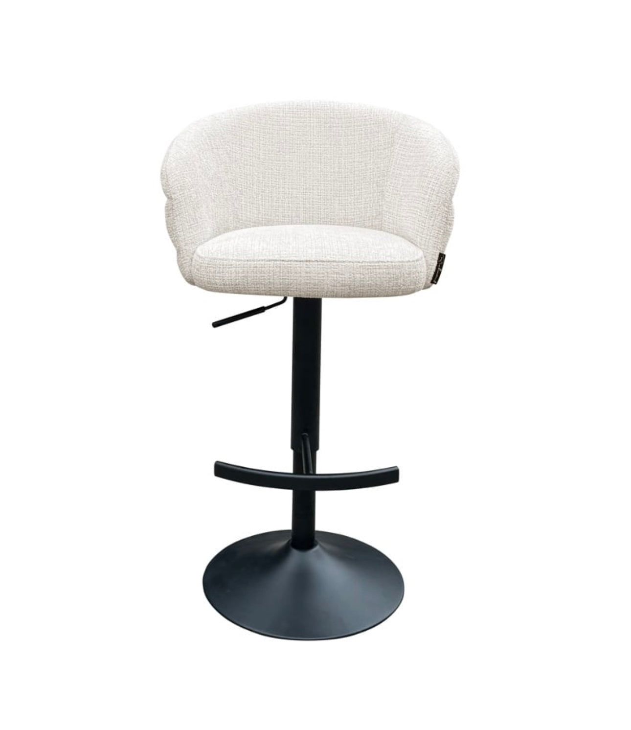 Chenille Swivel Barstool