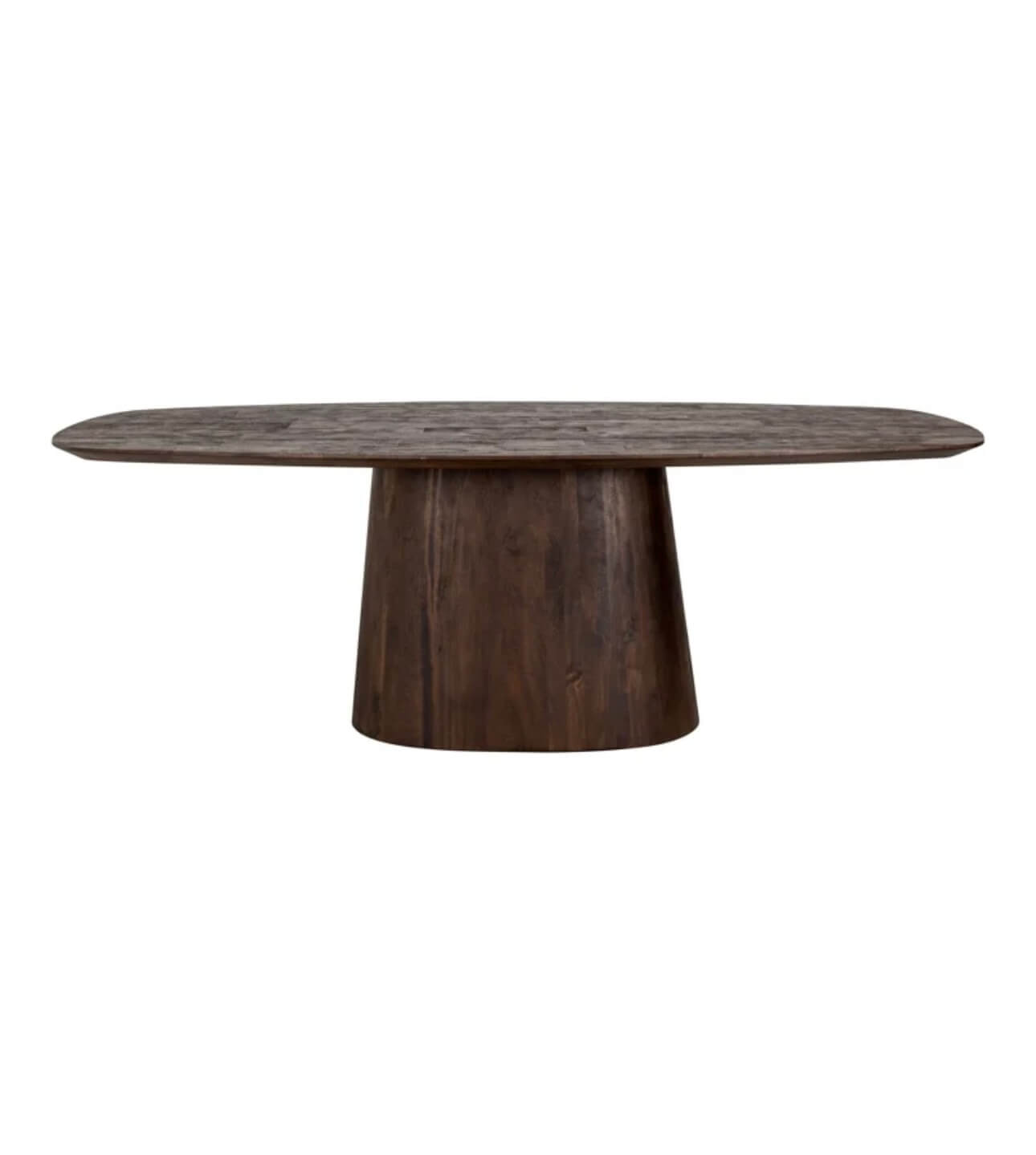 Mango Dark Brown Oval Dining Table