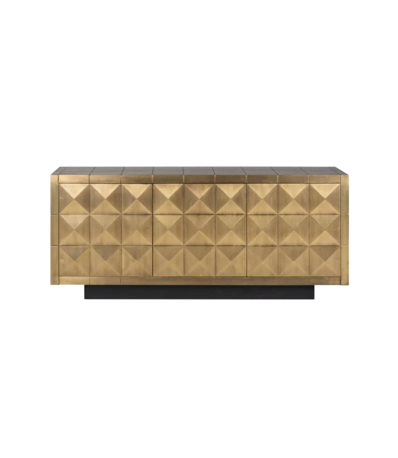 Brushed Gold Finish Sideboard