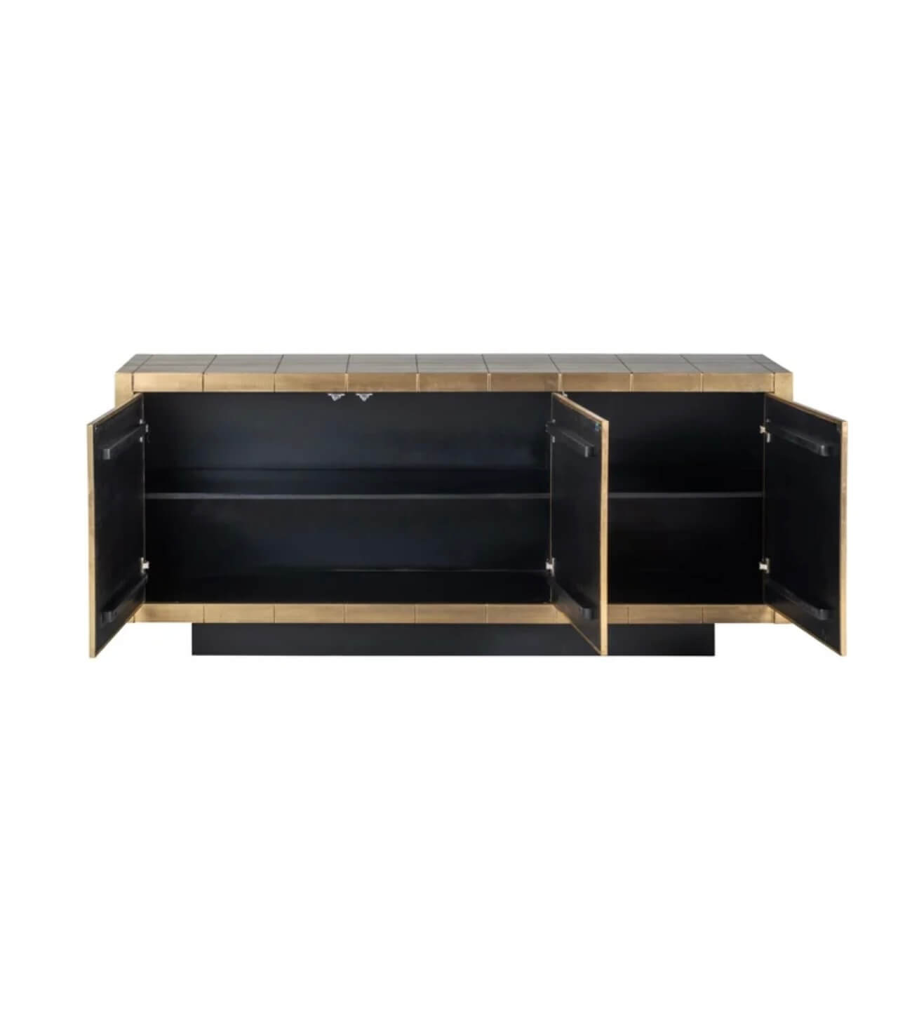 Brushed Gold Finish Sideboard