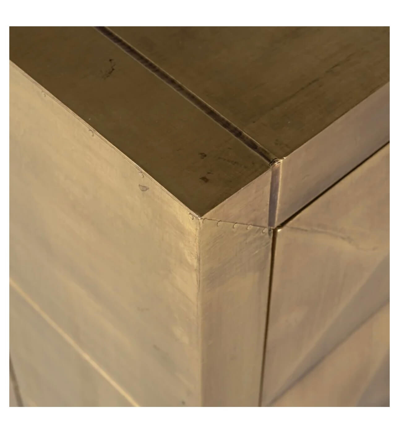 Brushed Gold Finish Sideboard