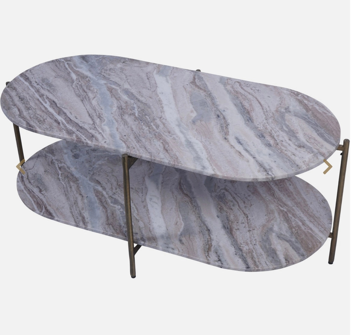 Marble Oval Coffee Table