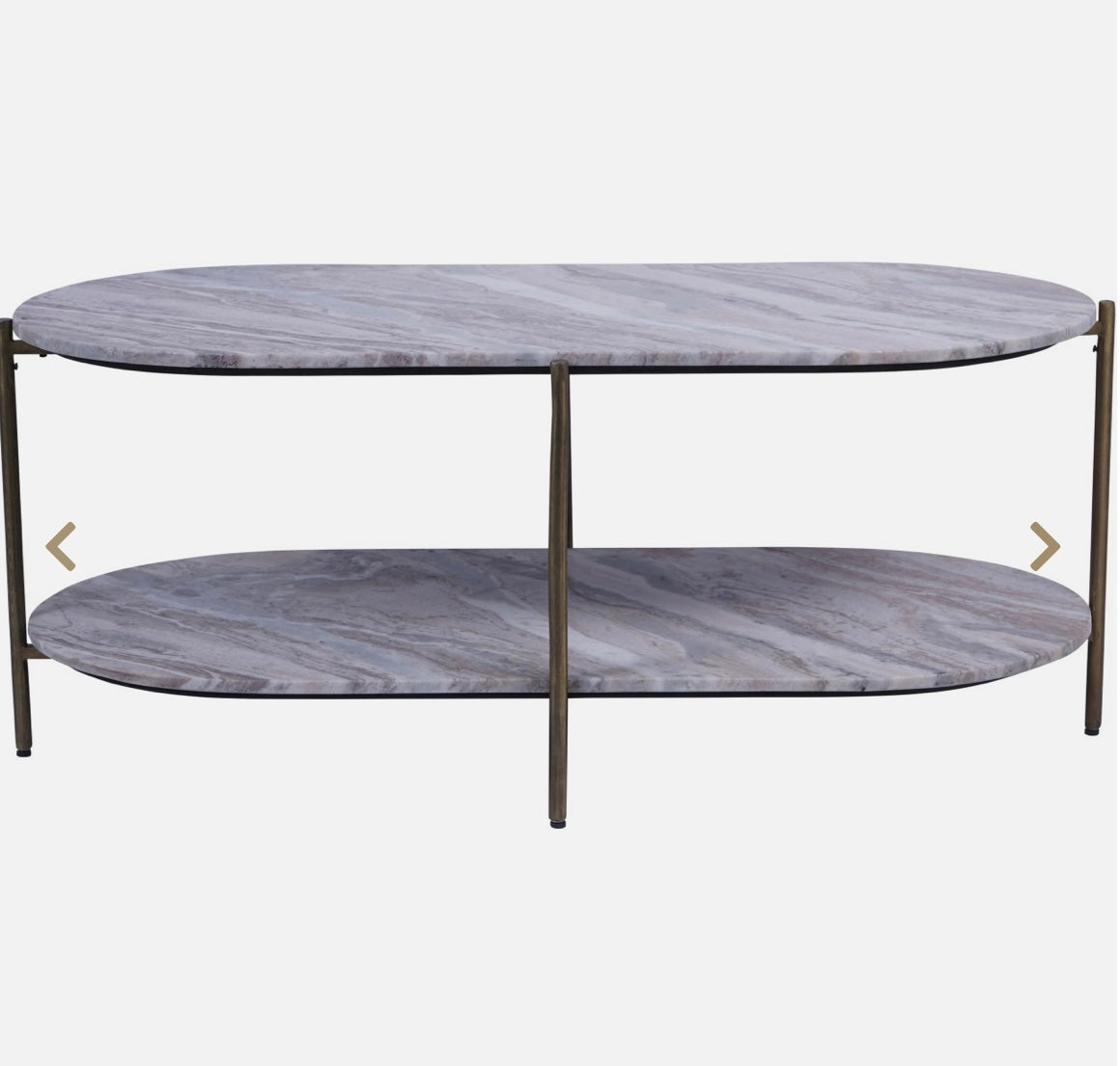 Marble Oval Coffee Table