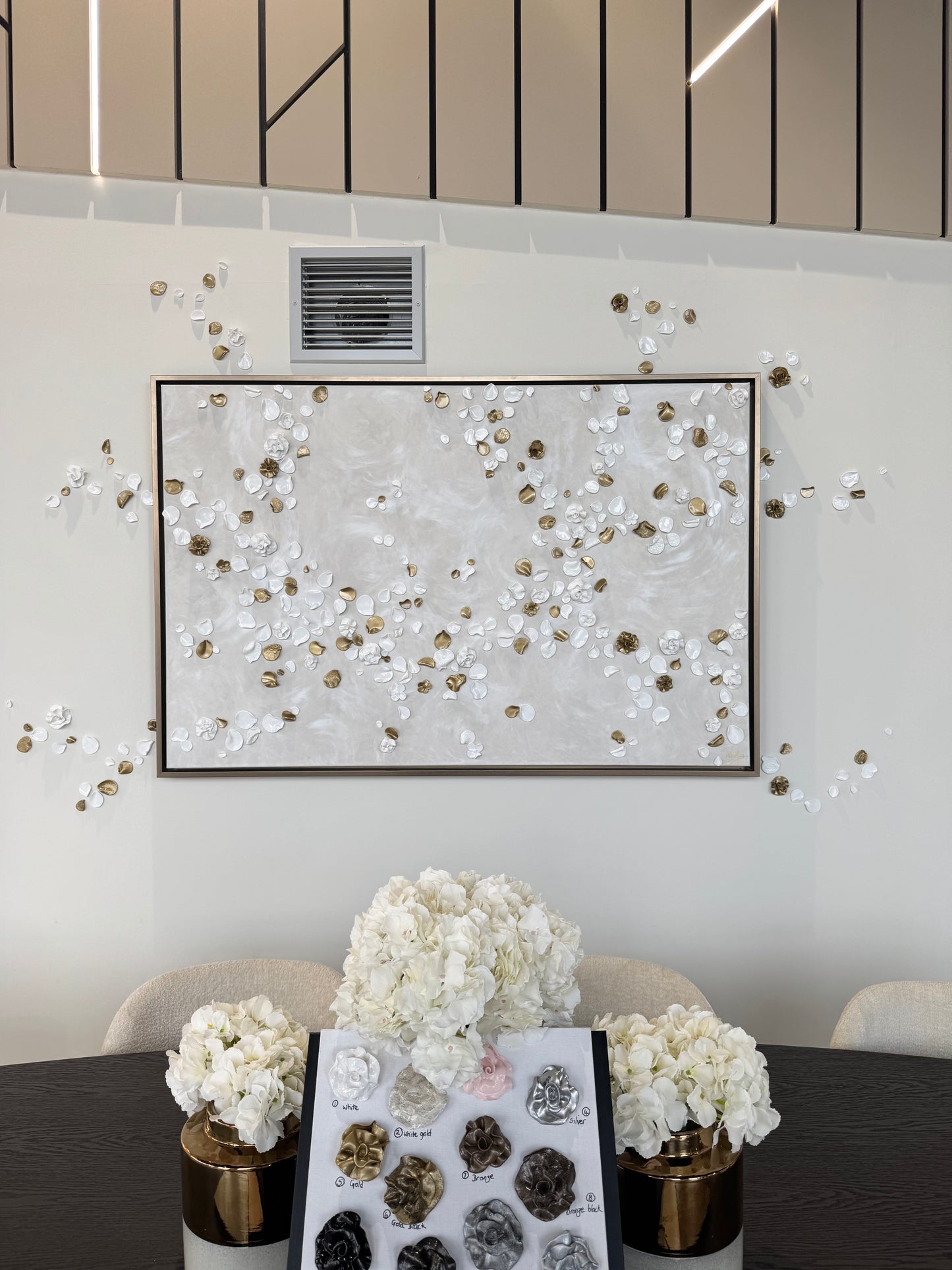 Luxury Bespoke Petal Artwork