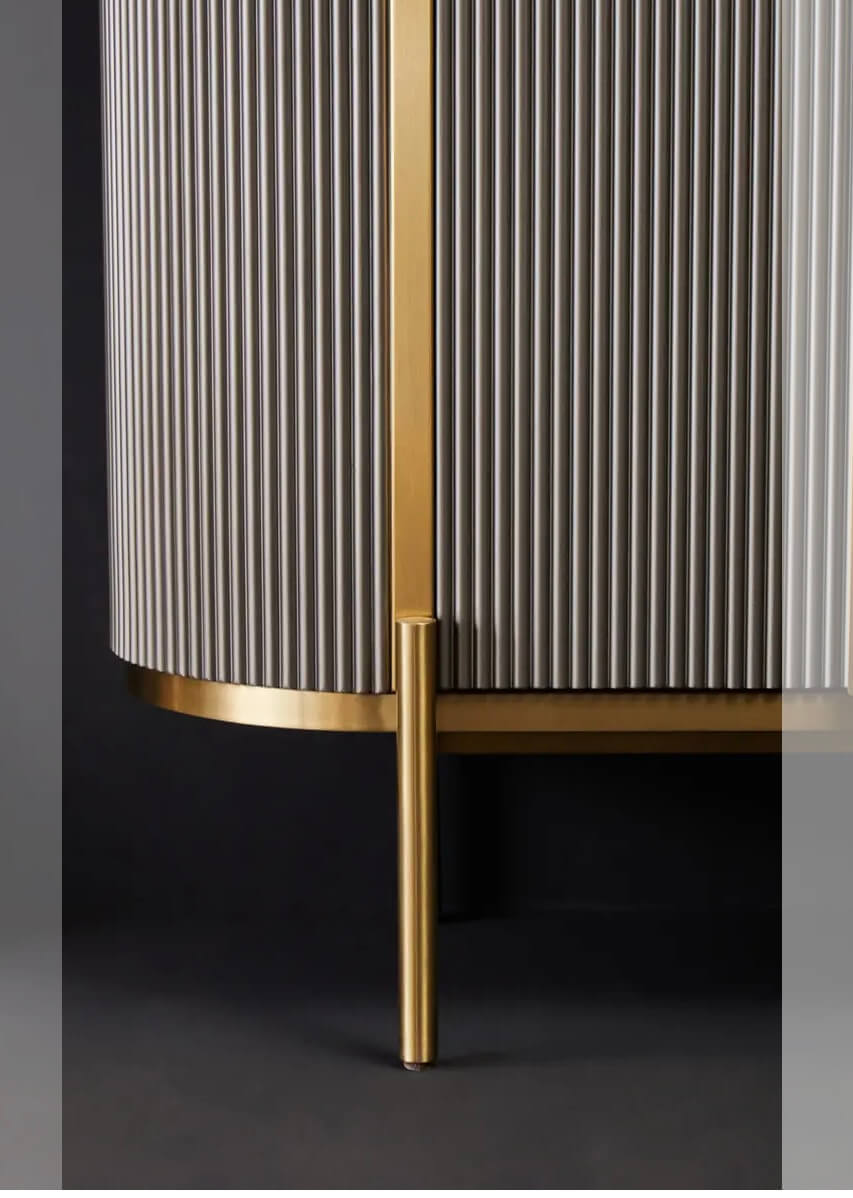 Luxe Gold Metallic Sideboard