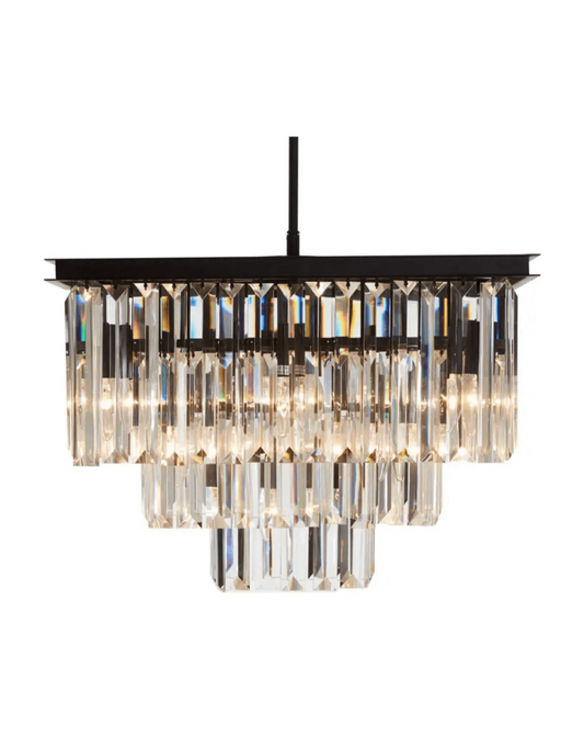 Multi Crystal Pendant Light