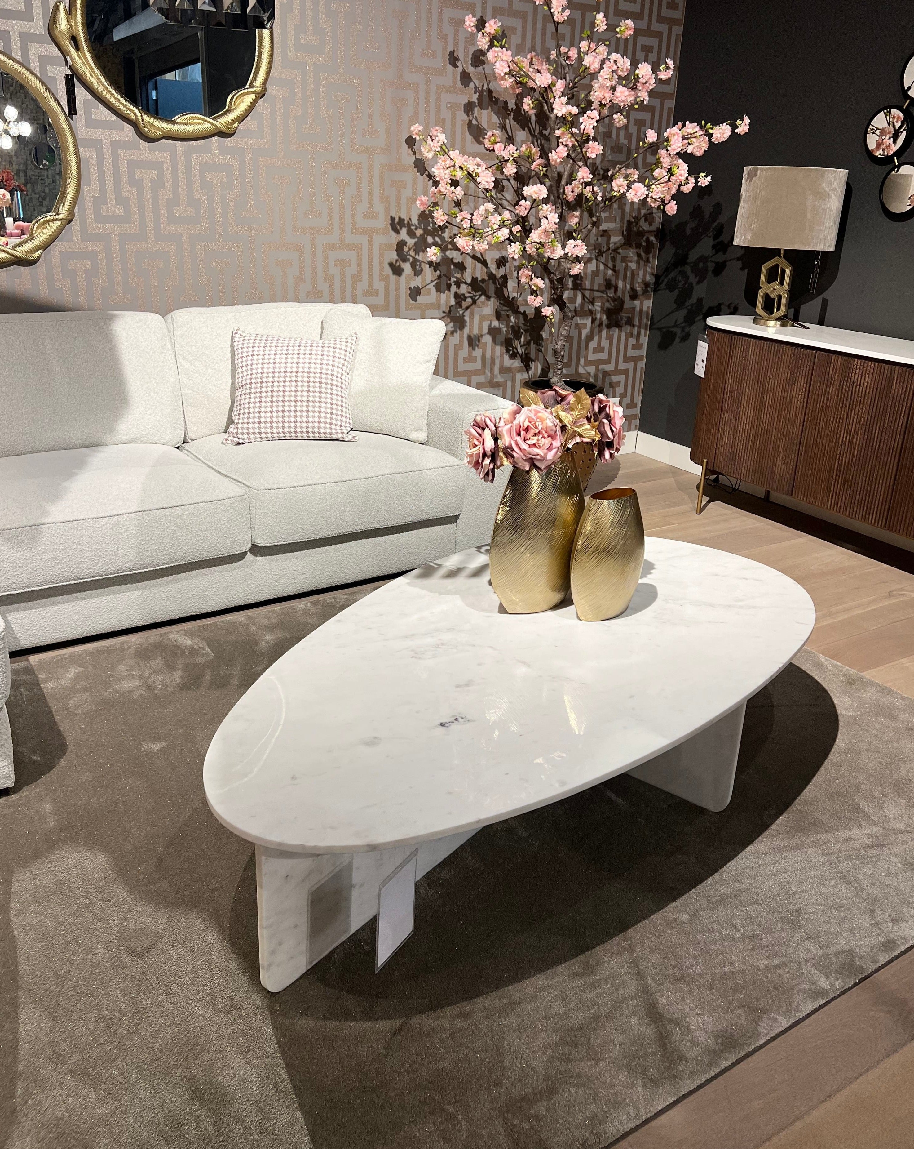 Marble coffee table on sale living room