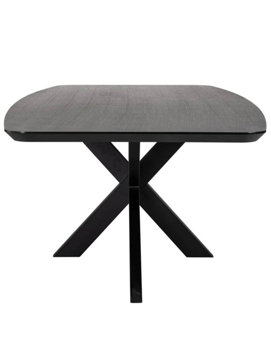 Black Curved Edge Dining Table