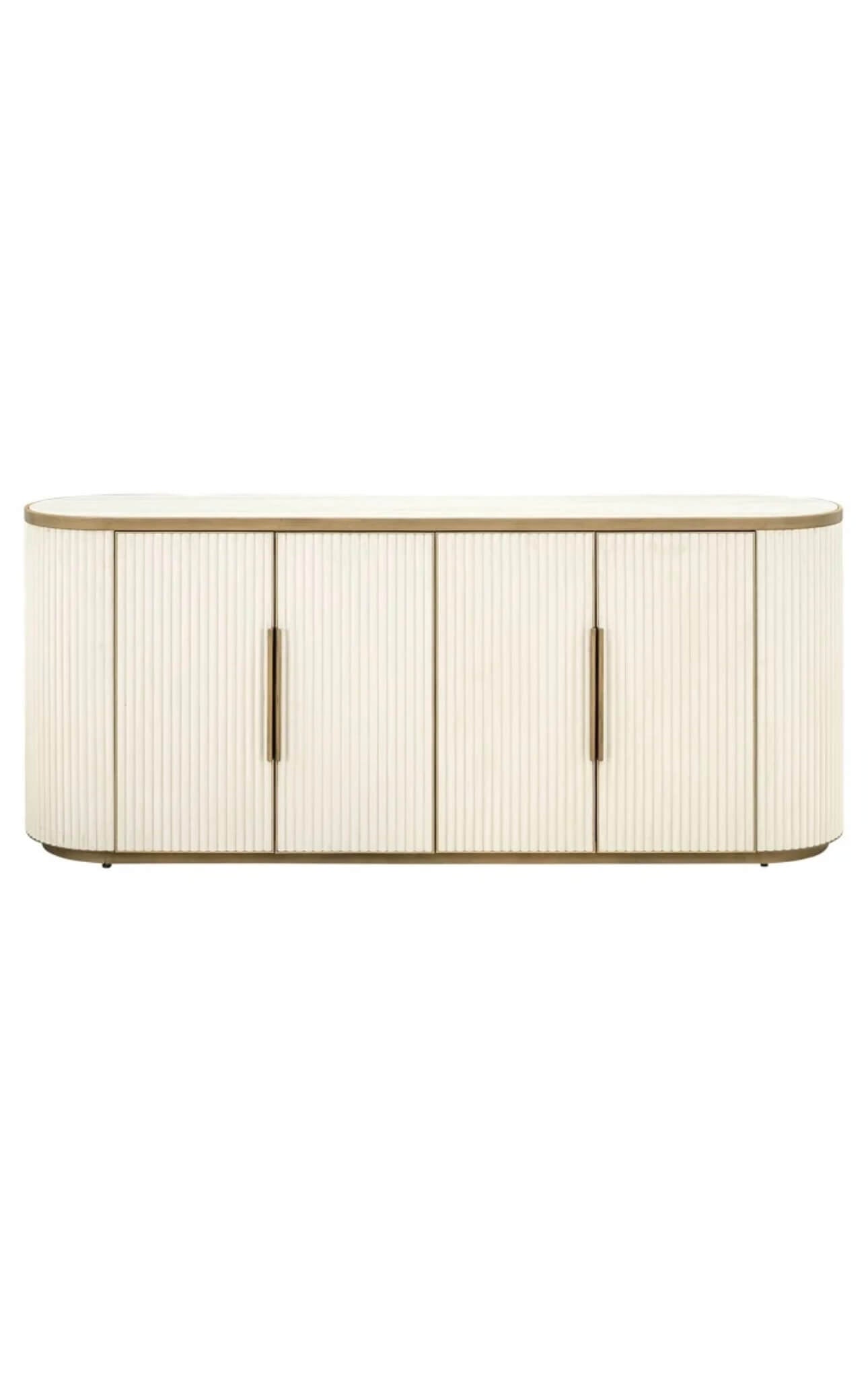 Suede Ribbed Sideboard