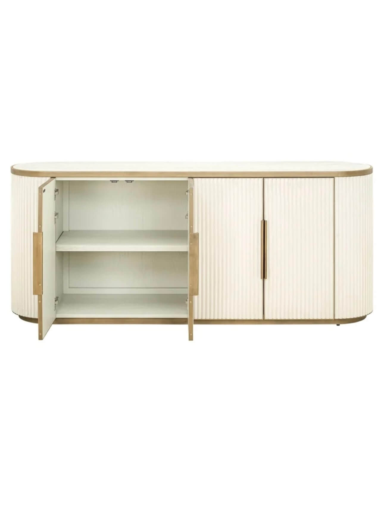 Suede Ribbed Sideboard