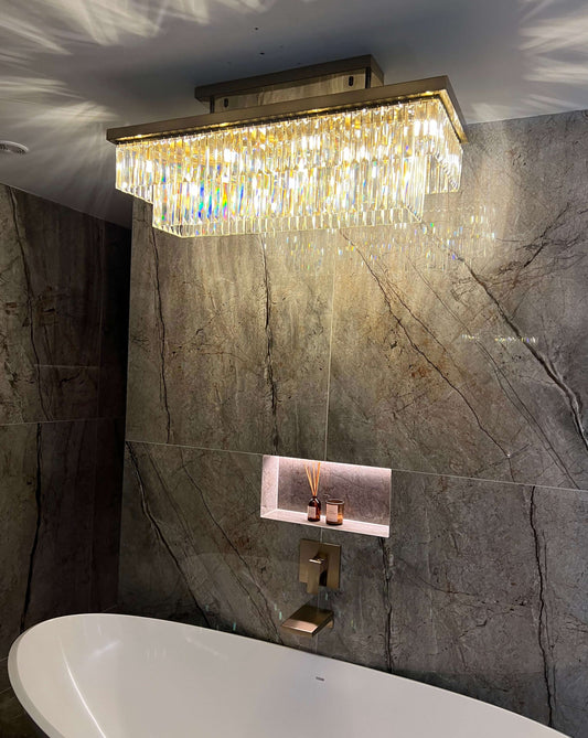 Luxury Bespoke Bathroom IP44 Rated Chandelier