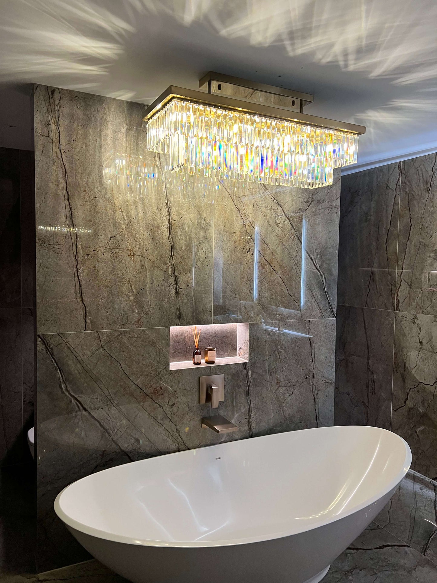 Luxury Bespoke Bathroom IP44 Rated Chandelier