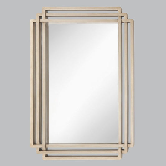 Champagne Silver Leaf Mirror